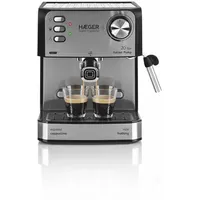 Haeger CM-85B.011A schwarz mit Milchaufschäumer