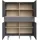 LeGer Home by Lena Gercke Highboard 111 x 141,9 x 42 cm Grau