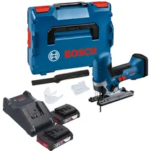Bosch GST 18V-125 S Professional inkl. 2 x 2,0 Ah + Ladegerät + L-Boxx