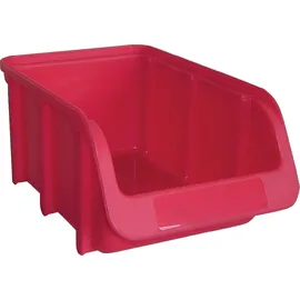 Hünersdorff Sichtlagerkasten Polypropylen 102 x 74 x 216 mm Rot