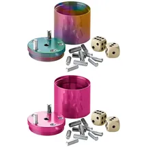 Bestsaller SUPER SIX Würfelspiel Aluminum 2-teilig