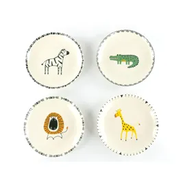 CreaTable Tafelservice Safari 4-tlg. bunt