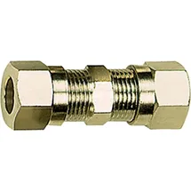 Riegler Gerade Verschraubung, Rohr-Außen- Ø12 mm, SW 19, SW1 22, MS vern.