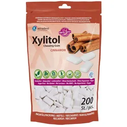 MIRADENT Xylitol Kaugummi ZIMT 200 St Kaugummi