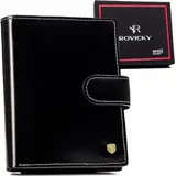 ROVICKY Geldbörse Herren schwarz