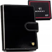ROVICKY Geldbörse Herren schwarz