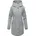 Ragwear Damen Mantel in Woll-Optik langer Trenchcoat mit Kapuze Janesha Coat Light Grey Gr. XXL - XXL