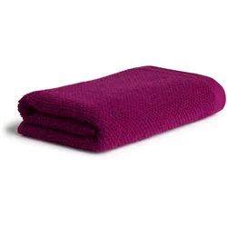 Handtuch MÖVE "Bliss", lila (berry), B:50cm L:100cm, Walkfrottier, Obermaterial: 100% Baumwolle, Handtücher (Packung), Perlstruktur mit leichtem Massageeffekt