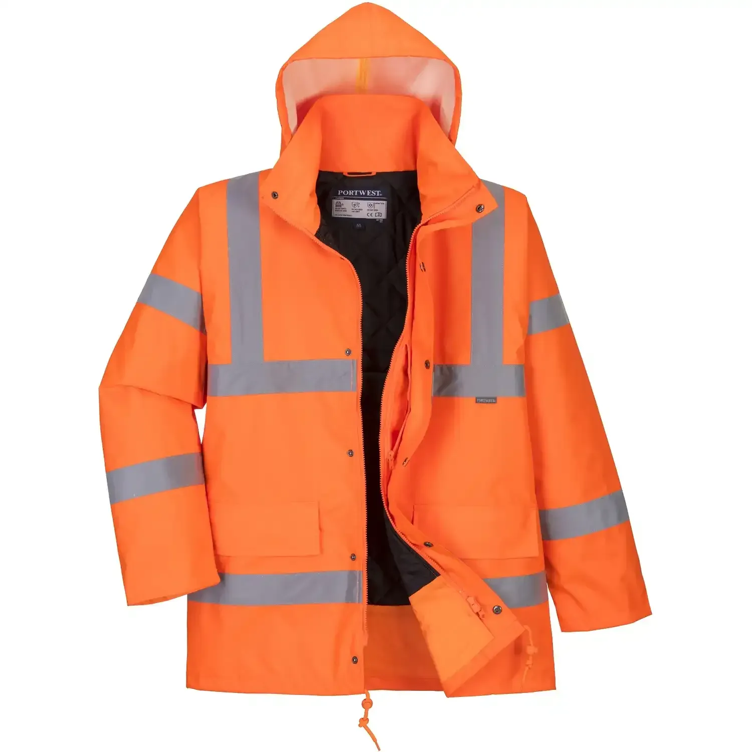 Warnschutz Winterjacke "RT34" Bahn orange - S - Orange