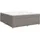 vidaXL Boxspringbett 180 x 200 cm Taupe