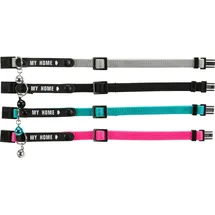 Trixie Katzenhalsband mit Adresslasche Schwarz