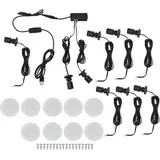 Ej.life - Vitrinenleuchte, USB-Vitrine, LED-Schrankleuchte, USB-Garderoben-Deckenleuchte, LED-Schrankleuchte, Angetrieben, Dimmbar, Rund, Kleine