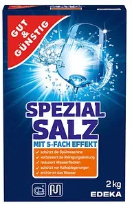 Preisvergleich Produktbild GUT&GÜNSTIG MIT 5-FACH EFFEKT Spülmaschinensalz 2,0 kg