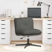 vidaXL Bürostuhl Stoff Dunkelgrau