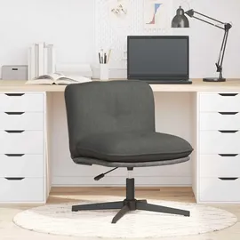 vidaXL Bürostuhl Stoff Dunkelgrau