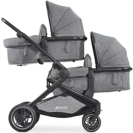 hauck Atlantic Twin melange grey