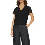 S.Oliver BLACK LABEL Kurzarmbluse schwarz, 38