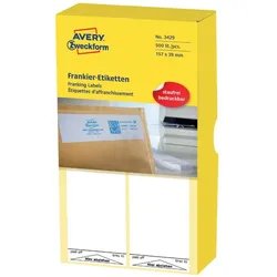 AVERY Zweckform Frankier-Etiketten, 130 x 40 mm, einzeln