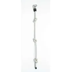 Berg Playbase Zubehör Kletterseil/Knotenseil 260 cm mit beigem geflochtenem Seil - passend für BERG PlayBase