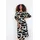 Soyaconcept Druckkleid Midikleid Schwarz 38