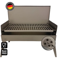 Terma Mobiler Klappgrill Holzkohle-Grill aus Edelstahl Taschengrill für Camping Campinggrill klappbar Reisegrill Trekking Outdoor Grill-Spaß Barbecue Camping picknick grill Angel Reise Festival