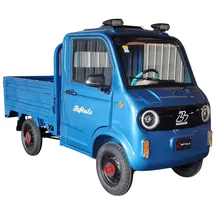 urban hopper Elektro Lastenrad Pickup Mini LKW Roller mit Pritsche Blau