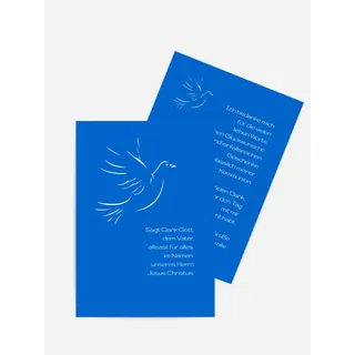 Dankeskarten Kommunion selbst gestalten mit Spruch und Fotos im Onlinedesigner bei Meine-Kartenmanufaktur.de