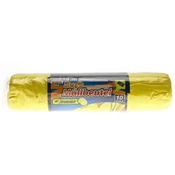 Müllbeutel Reinex Duft Müllsack Zitronenduft 60 L 10 Stück, mit dezentem Duft, Stärke 9,5 my