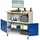 Certeo Rau Computer-Tisch 1022, B1100xT790xH1180mm, mobil