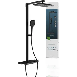 Schütte HAWAII Überkopfbrause-Set, schwarz matt