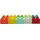 LEGO LEGO® DUPLO® 10 Stück 2x2, 2x4 Bausteine Grundbausteine Gemischt - 3437 3011 - Bunt