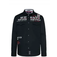 Camp David Hemd Alaska Ice Tour Langarmhemd