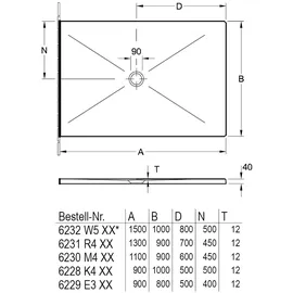 Villeroy & Boch Subway Infinity 110x90x4cm, weiß