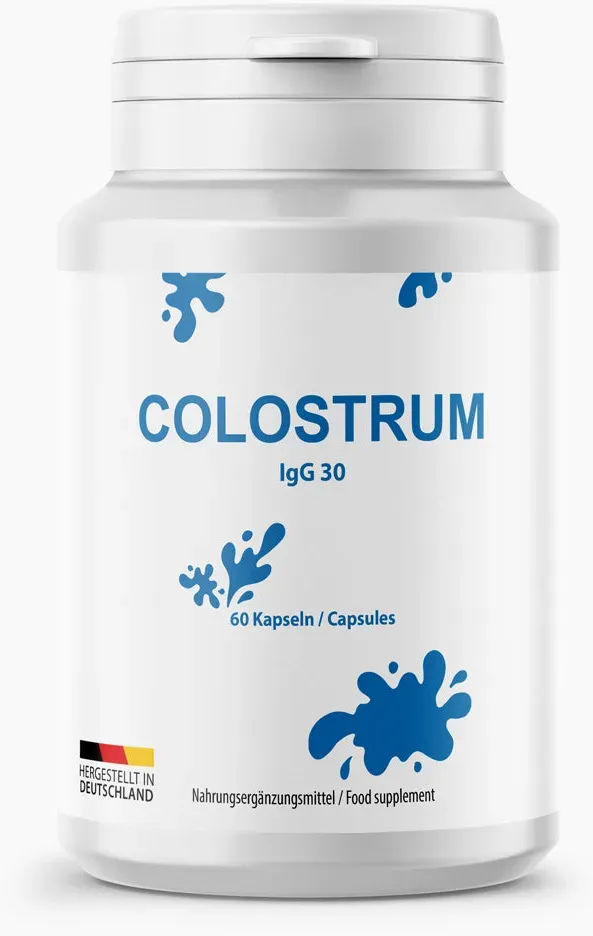 Colostrum 800mg (60 Kapseln) + GRATIS Buch: Geschenk der Schöpfung