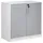 Beliani Zehna Aktenschrank 80 x 40 x 80 cm grau/weiß