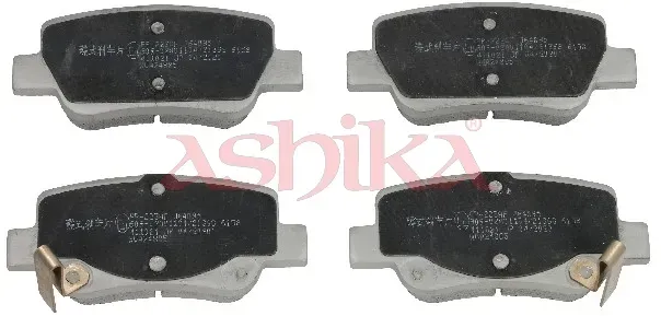 ASHIKA Bremsbelagsatz, Scheibenbremse 5102223 Hinterachse für TOYOTA