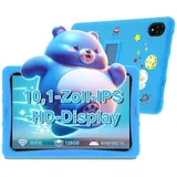 DOOGEE U10 KID 10.1 Zoll 128GB/1TB Kinder Tablet, 5MP+8MP Tablet (10.1", 128 GB, Android 14, vorinstallierte Kinder Lernsoftware und Spiele,Anti-Blaulicht) blau