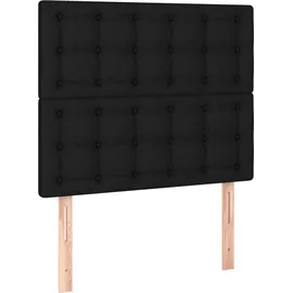 vidaXL Boxspringbett 100 x 200 cm Schwarz