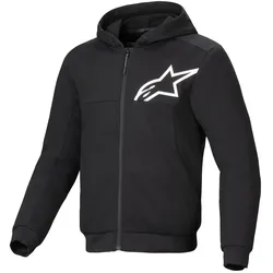 Alpinestars Chrome V2 Sport Hoodie Schwarz / Weiss 4XL