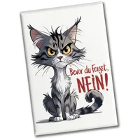 Speecheese Ernste Katze - Bevor du fragst Nein Souvenir