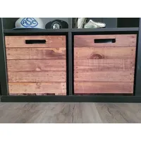 Kistenkolli Altes Land - 2er set Holzkiste Weinkisten Vintage