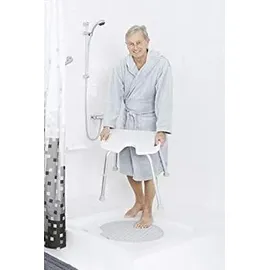 RIDDER Assistent Duschhocker mit Hygieneausschnitt weiß