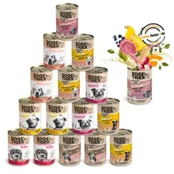 Dogs'n Tiger Dogs’n Tiger Adult Hundefutter, Nassfutter, Mixpaket Schlemmerparadies