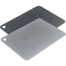 Kuhn Rikon Schneidebrett 2-tlg. 37 x 25 cm grau