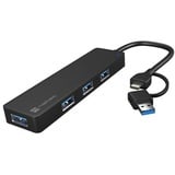 NATEC NHU-2023 USB Hub Schwarz