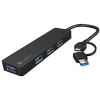 NATEC NHU-2023 USB Hub Schwarz