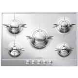 Smeg Gaskochfeld PIANO - P705ES, Edelstahl poliert