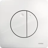 Wisa Gaia Abdeckplatte mit dualflush weiß