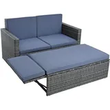 Loungesofa anthrazit-grau