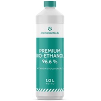 Premium Bio-Ethanol 96.6% | hochrein | vollvergällt (1 Liter)